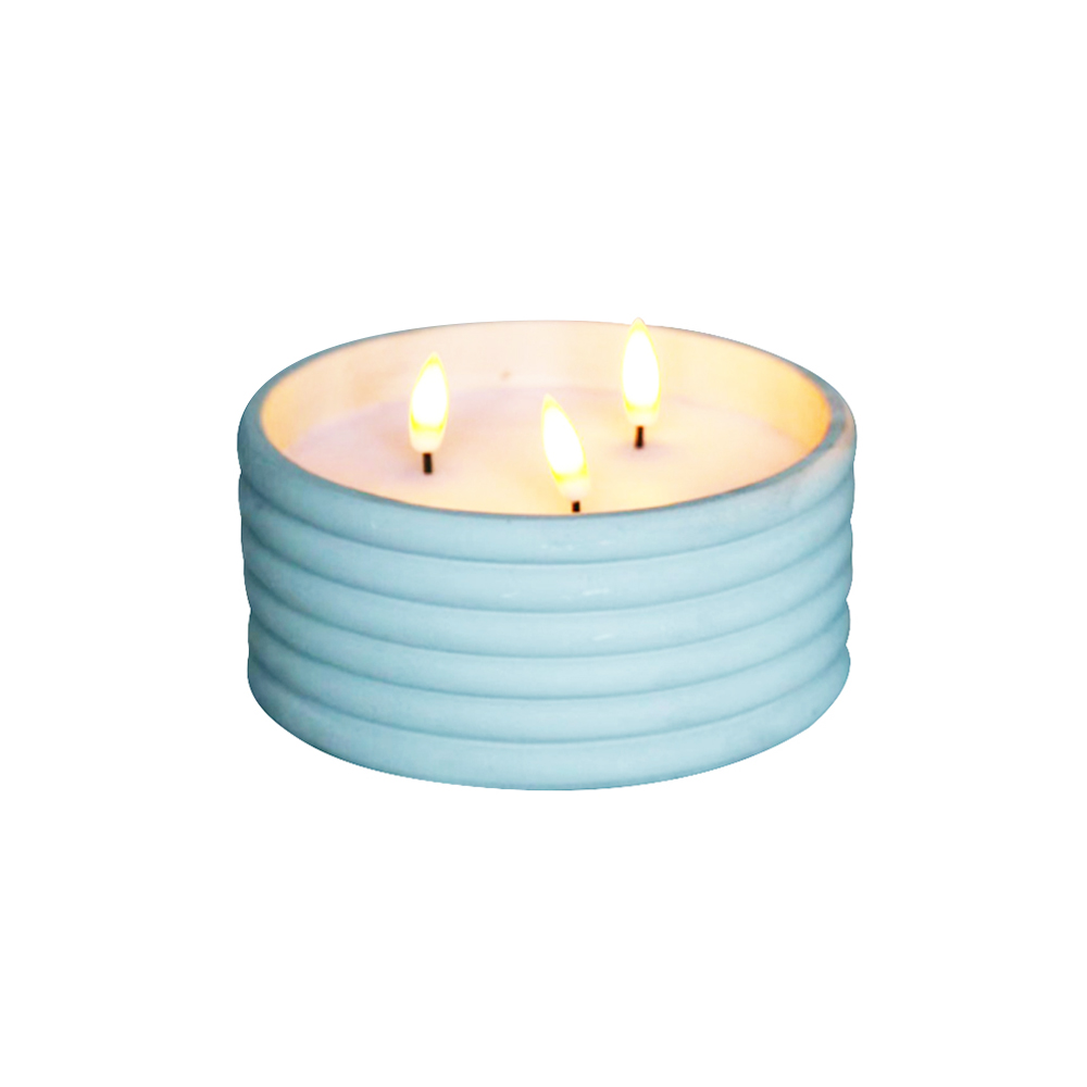LED Cement 3D Electronic Wick Candle para sa Mga Dekorasyon sa Bahay
