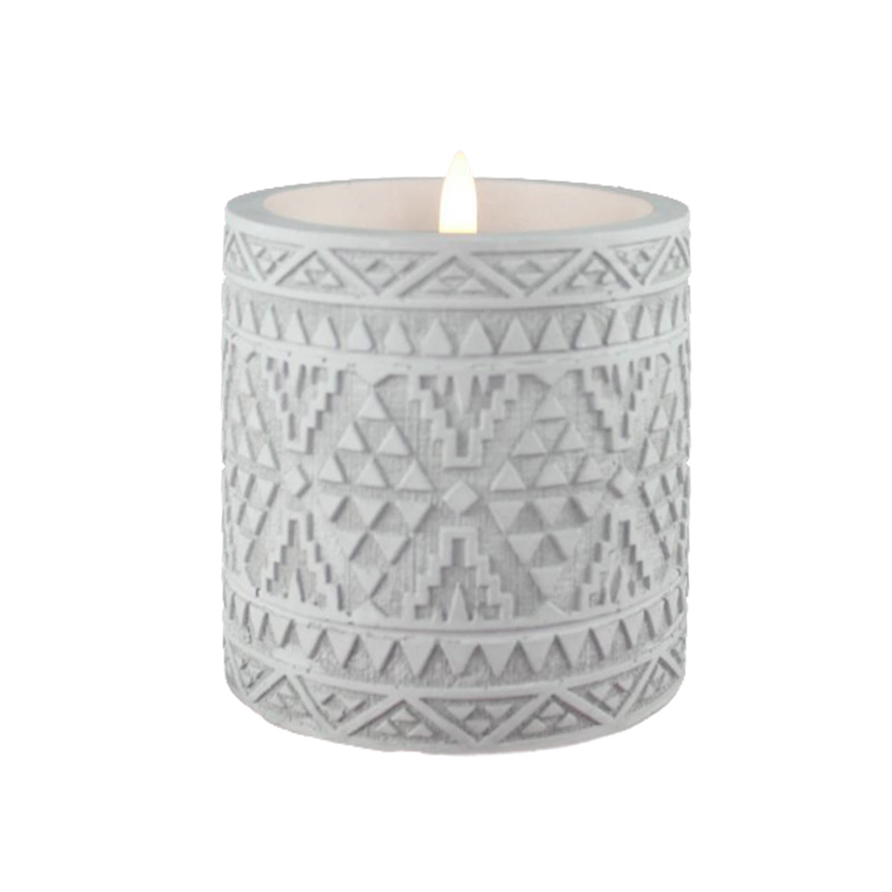 Likas na Wind LED Cement Candle