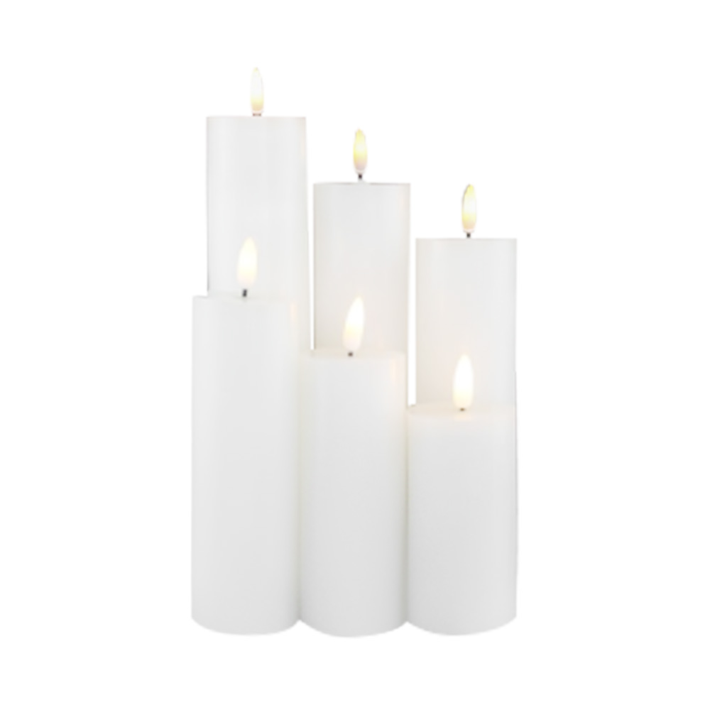 3D Flame LED pandekorasyon kandila